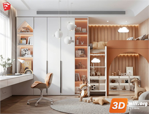 Children Room Scenes Skp FIles 